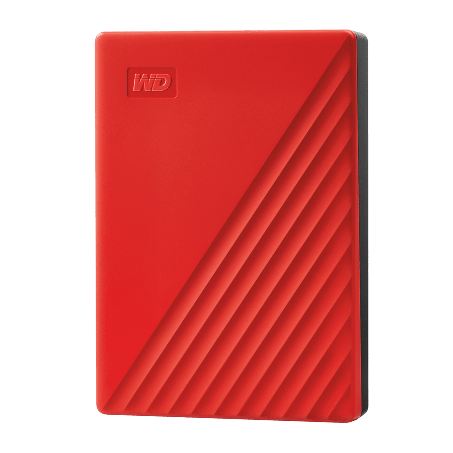 My Passport 4TB External HDD, Red