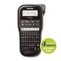 Ptouch Durable Label Maker Black PTH110BK