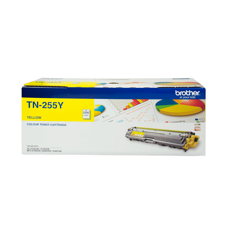 Toner Yellow Yield up to 2200 Pages TN255Y