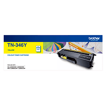 3500 Pages Yellow Toner TN346Y