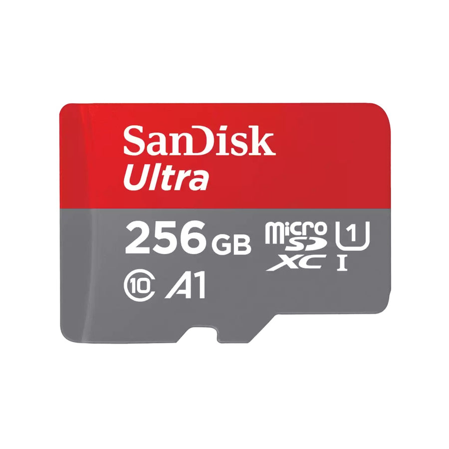 Ultra MicroSDXC 256GB A1 C10 U1 UHS-I 150MB/s R 4x6 SD Adaptor