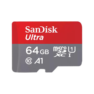 Ultra MicroSDHC 64GB A1 C10 U1 UHS-I 140MB/s R 4x6 SD Adaptor